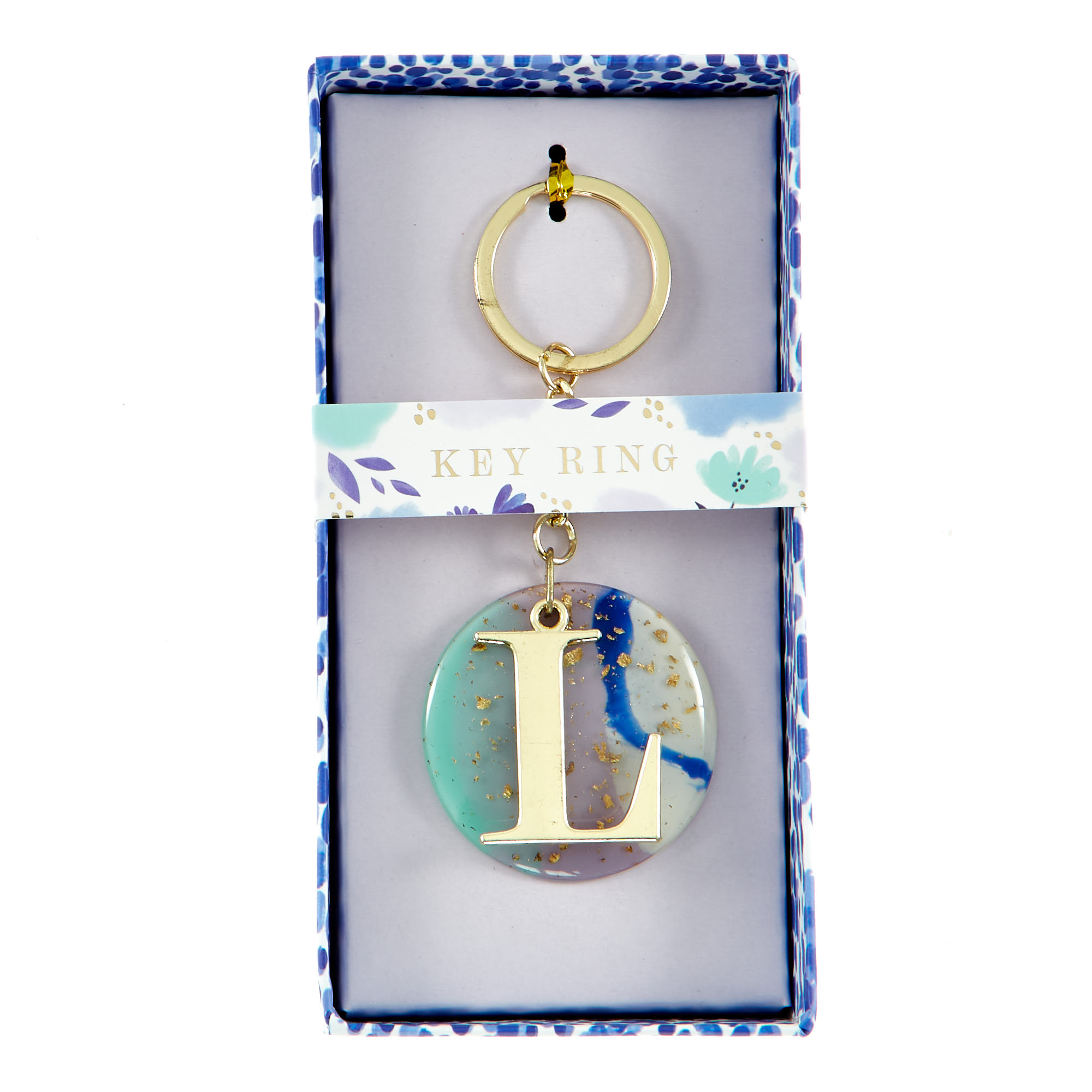 Monogram Keyring Letter L